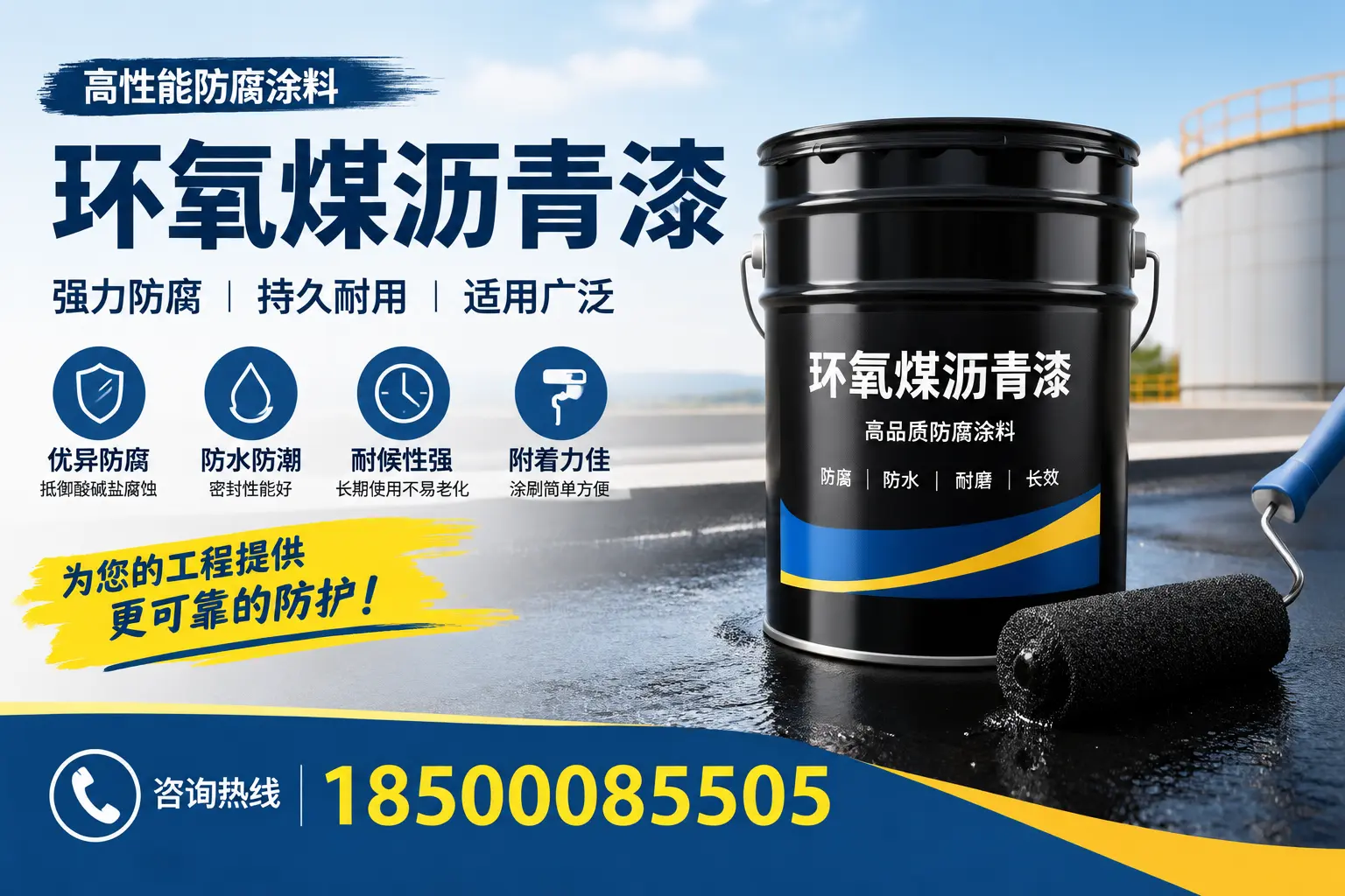 环氧煤沥青漆的施工步骤详解,镇江装修必备知识